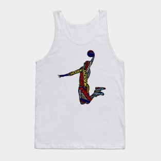 BASKET JUMP SHOT SILLHOUETTE Tank Top